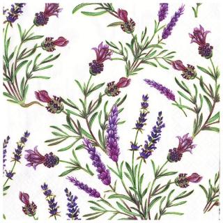 Decoupage szalvéták Lavender Twigs - 1 db (Decoupage szalvéták)