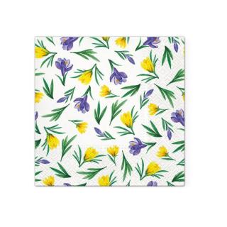 Decoupage szalvéták - Spring Crocuses  - 1db