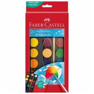 Faber Castell vízfestékek 30 mm 21 darab