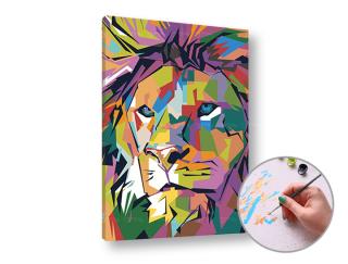 Festés szám szerint COLOUR LION | low difficulty