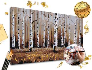 Festés számok szerint PREMIUM GOLD  Nyírerdő (kifestő szett)