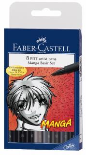 Filctollak Art Pen PITT Manga szett (Faber Castel - Filctollak)