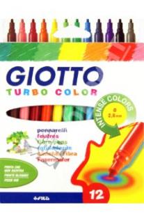Filctollak GIOTTO TURBO COLOR / 12 szín (Filctollak)