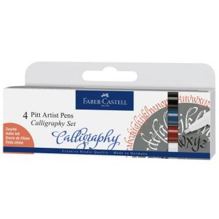 Kalligrafikus tollak Faber-Castell Pitt / 4 db (Pitt)