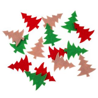 Karácsonyi filc matrica | karácsonyfa 15 db (karácsonyi)