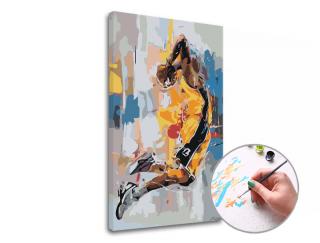 KOBE BRYANT MEMORY számok alapján festve | alacsony nehézség