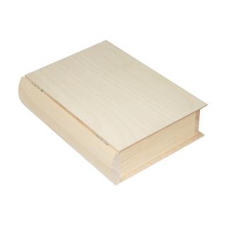 Könyv formájú fa doboz 21x27.5x7 cm (fa félkész termékek)