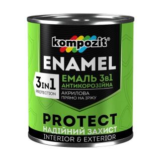 Korrózióálló zománc 3 az 1-ben KOMPOZIT PROTECT 0.65 kg | különböző árnyalatokban