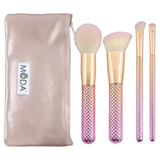 Kozmetikai ecset szett Complete Kit Rose 5db (ecset készlet)