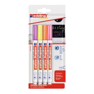 Kréta filctollak készlete EDDING 4085 neon árnyalatok