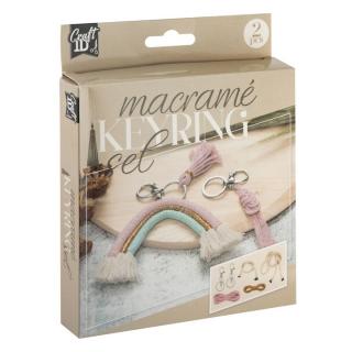 Makramé kulcstartó készlet
