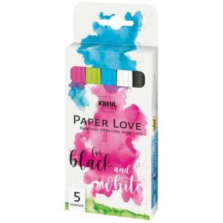 Marker készlet KREUL Paper Love 5 db (Hand lettering)