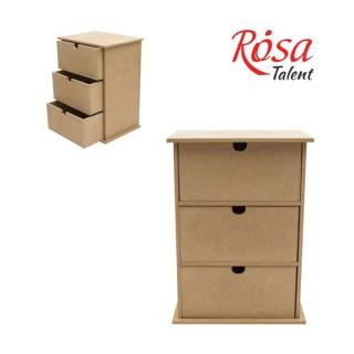 MDF komód ROSA Talent 3 fiókos fiókkal