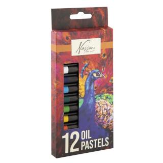 Nassau olajpasztell készlet 12 db