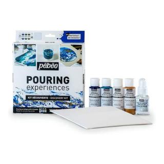 Pebeo készlet Pouring experiences Discovery kit (Kész festékek)