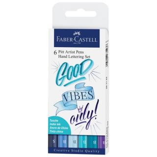 PITT művész filctoll készlet Hand Lettering Good vibes  | 6db ()