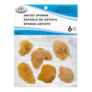 Természetes tengeri szivacsok Small Royal és Langnickel 6 db