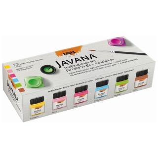 Textilfesték szett világos textilre JAVANA Trend Colors 6x20 ml ()