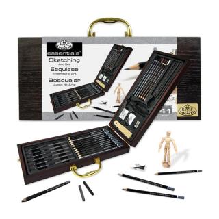 Vázlatkészítő készlet kofferben Royal &amp; Langnickel essentials / 41 részes ()