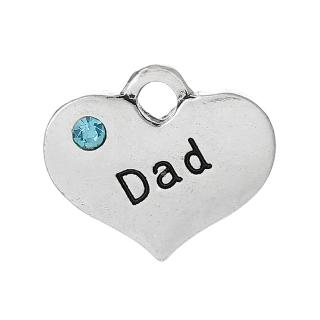 Szív charm 27. (Dad)