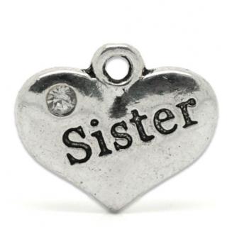 Szív charm 35. (Sister)