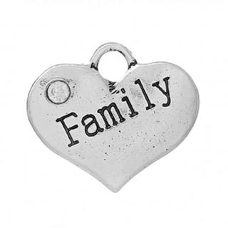 Szív charm 38. (Family)