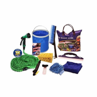 8 Pcs Magic Hose Öntáguló Locsolócső Ajándék Autómosó Szettel