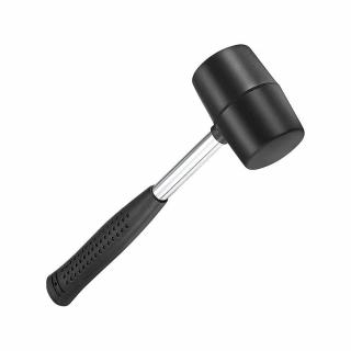 Gumi kalapács acél és gumi nyéllel,térkövezéshez, fémlemezhez, visszarúgás nélküli, 25 cm