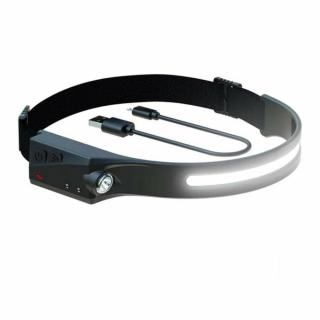 Mozgásérzékelős COB led fejlámpa USB-vel, FA-GB40 - MS-917