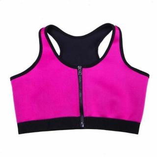 Neoprén cipzáros melltartó - Hot Shapers - pink XXL-es méret