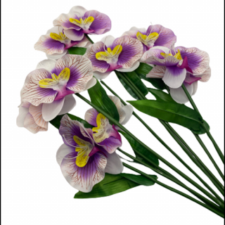 Orchidea művirág csokor, 10 szál 62 cm - MS-1011