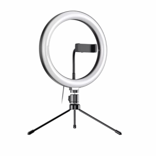 Selfie ring light LED körlámpa, asztali állvánnyal - 24W -  állítható színhőmérséklet XD-30 - MS-842