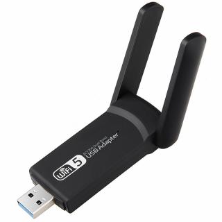 Wi-Fi hálózati kártya, wifi usb adapter 1300mbps - fekete