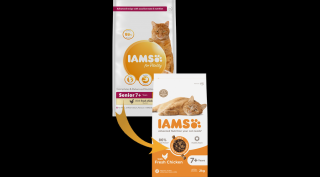 IAMS Advanced Nutrition száraz macskatáp idős macskáknak friss csirkével 2Kg