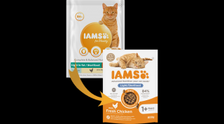 IAMS Advanced Nutrition zsírszegény macskatáp elhízásra hajlamos és sterilizált macskáknak friss csirkével 800g