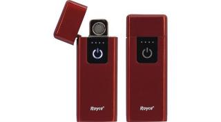 35571 ROYCE.Öngyújtó fém , USB-töltős