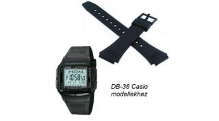 DB-36 Casio fekete műanyag szíj