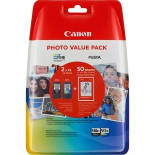 Canon PG-540L/CL-541XL eredeti tintapatron multipack + fotópapír