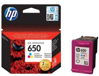 HP CZ102AE No.650 színes eredeti (HP CZ102AE No.650 színes)