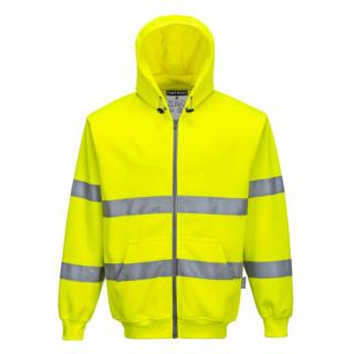 B305 - Hi-Vis zippzáros pulóver