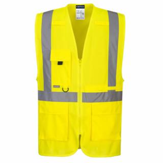 C357 - Hi-Vis Executive mellény tablet zsebbel