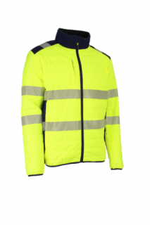 FLAKE FLUO SÁRGA/SÖTÉTKÉK THERMO DZSEKI