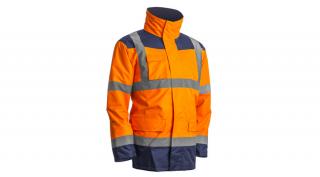 KANATA 4/1 HI-VIZ NARANCS/KÉK PE KABÁT