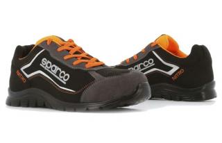 Sparco Nitro munkavédelmi cipő S3 (fekete-narancs)