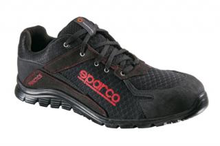 Sparco Practice munkavédelmi cipő S1P (fekete-piros)
