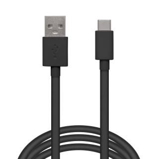 Adatkábel - USB Type-C - fekete - 1 m - 55550BK-1