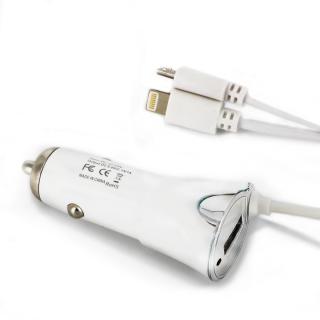 Univerzális telefontöltő, micro USB + iPhone 5/6 csatlakozással + USB 1A - 55051