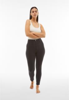 WR.UP® 7/8 Fekete magas derekú farmer fekete varrással, lyocell Méret: XL