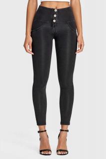 WR.UP® 7/8 Fekete magas derekú farmer gombokkal Méret: XL