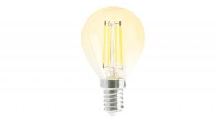 Filament kisgömb E14 LED égő extra melegfehér 6W 500 lumen